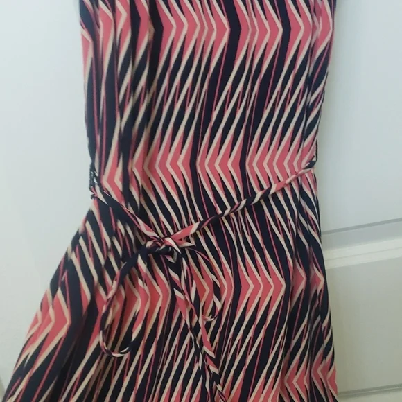 Banana Republic Pink and Black Halter Maxi Dress - Picture 4 of 7